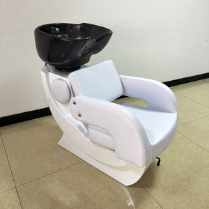 Sillón y Cama de Lavado para Salón de Belleza de Estilo Moderno, en Cuero PU, Cómodo y de Alta Calidad, Muebles de Lavado para Uso en Exteriores de Baños - Product Image 2