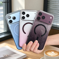 Coque VAWI B571 Scintillante à Effet Changeant pour iPhone 17 18 Pro et Pro Max 2500Gs 2.9mm PC TPU avec Protection d'Objectif Perlée et Boutons OEM Marque Privée