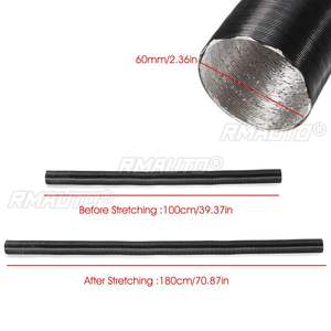 Tuyau de ventilation de 60 mm, 180 cm, pour chauffage au diesel, tuyau d'échappement pour chauffages Webasto, Dometic, Planer - Product Image 6