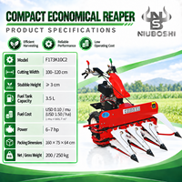 Faucheuse-égreneuse agricole pratique et haute performance, machine de coupe rapide, stable et à faible entretien pour les cultures céréalières et fourragères
