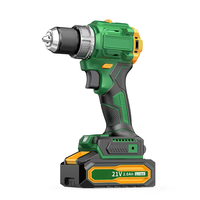 Kit de perceuse sans fil sans balais OEM ODM, outil électrique 65N.m sans balais avec batterie Li-ion 2.0Ah pour le travail du bois et la construction