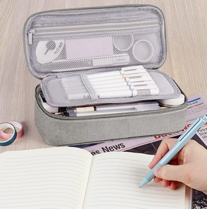 Estuche para Lápices de Tela de Gran Capacidad ZhongHong, Organizador de Papelería con Múltiples Bolsillos, Porta Lápices Portátil para la Escuela y la Oficina - Product Image 5