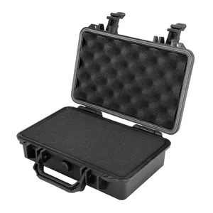 Vertak Lockable Plastic Tool case IP67 Waterproof Outdoor Black Strong Hard case Tool <strong>Box</strong> - Product Image 1