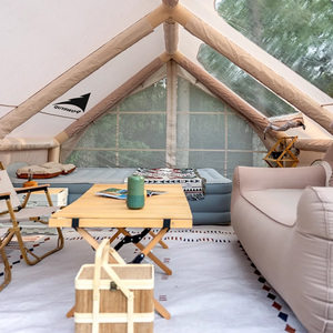 OEM carpas inflables de cabina para acampar al aire libre con 3000mm impermeable, 300/420D Oxford Glamping House - Product Image 1