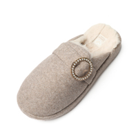 Mules de Microfibra Eva Cálidos para Mujer, Suela Gruesa Antideslizante, Acolchados, Transpirables, Suaves, para Cualquier Ocasión, a la Moda