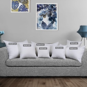 Inserts d'oreiller 12x12 avec tissu brossé 115GSM, <span class=keywords><strong>coussin</strong></span> moelleux et doux, garnissage à haute résilience pour canapé, lit et fauteuil - Product Image 2