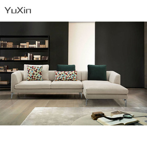 Juego de Muebles de Madera de Diseño Moderno y Lujoso de Fábrica con 35 Años de Experiencia, Sofá Modular Esquinero para Sala de Estar - Product Image 1