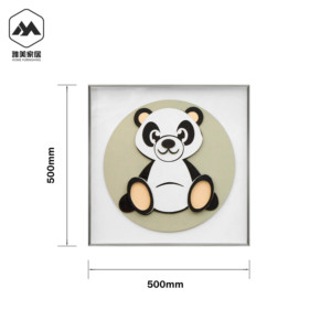 Peinture décorative Offre Spéciale chambre d'enfant peintures suspendues personnalisées de haute qualité Pandas et singes peinture décoration murale - Product Image 5