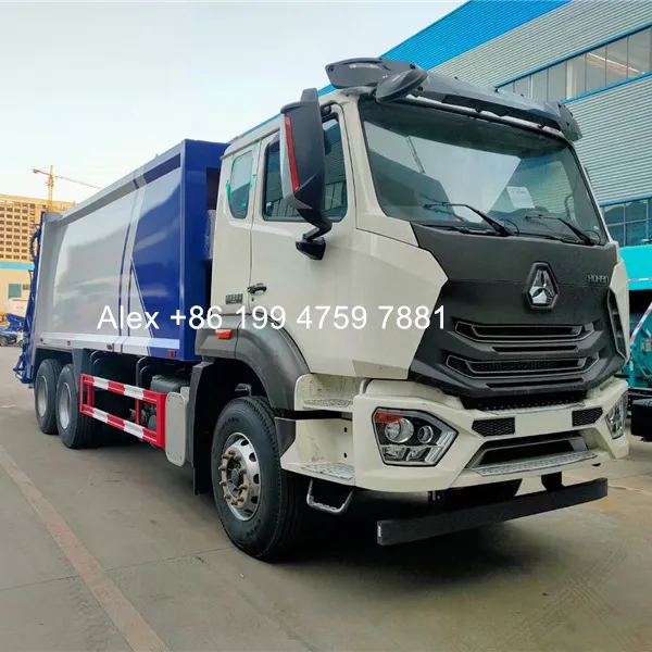 6x4 sinotruck Euro 5 Euro 6 DIESEL 22000 lít Xe tải rác Trung Quốc