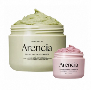 Crème nettoyante aux herbes Arencia Green 120g, nourrissante, hydratante, nettoyant moussant pour les pores en profondeur, pour peaux normales, soin du visage quotidien à domicile - Product Image 1