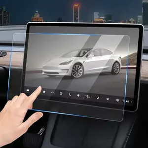 9H Car Navigation Protector Glas gehärtetes Glas Zubehör für Tesla Modell y 3 Displays chutz folie für Tesla Displays chutz folie