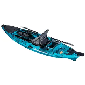 10ft Big Dace Pro Sit On Top Fishing Surfing Ocean With Paddle Plastic Kayak Roto-modeled Kayak Rowing Boats