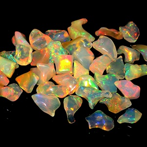 Ethiopian Welo Opal Polished <b>Crystal</b> Cabochon High Quality Raw Rough Carving Jewelry Pendant/Bracelet Wholesale Price Per - Product Image 3