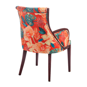 Di alta qualità stile Vintage <span class=keywords><strong>italiano</strong></span> in acciaio gamba Wingback Design sala da pranzo sedie con braccio - Product Image 2