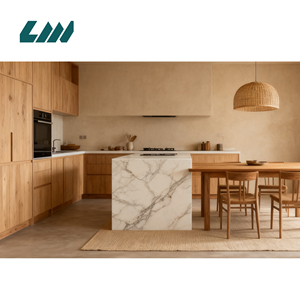 Kết hợp màu sắc 3D mực in sang trọng Đá Thạch Anh Kết cấu Countertop thạch anh thiết kế cho lâu dài bàn bếp - Product Image 1