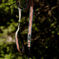 Vente en gros de sangles en nylon personnalisées à motif de broderie pour dressage en plein air sangle de laisse pour chien avec mousqueton en métal et aluminium