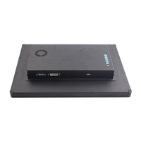 Écran tactile capacitif industriel étanche IP65 de 13, 15 et 17 pouces, lisible en plein soleil, à cadre ouvert, compatible Linux