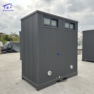 Contenedor de Baño Portátil de Alta Calidad, Baño Público Prefabricado para Campamentos y Exteriores - Product Image 3