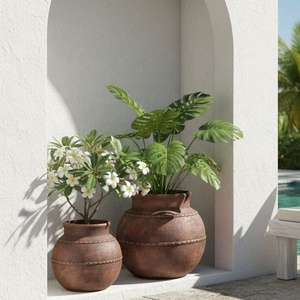 Macetas de Cemento Clásicas Europeas para Interiores y Exteriores, Ecológicas, Redondas, Transpirables y Duraderas para Jardín, Hotel y Pared - Product Image 2
