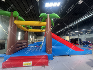 Trampolim inflável Jumping Castle Bouncy House com Slide Inflável Bouncer Combo - Product Image 2