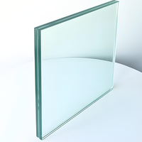 Système de clôture de balcon en verre feuilleté sans cadre, minimaliste et moderne, avec rail supérieur en aluminium, résistant à l'eau et à la rouille, pour escalier de villa