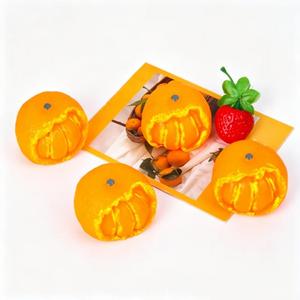 TPR Peeling Orange Squishy Toy Soft Stretch Fruit Stress Relief Squeeze Ball Decompression Fidget Toy for Kids Adults Wholesale - Product Image 2