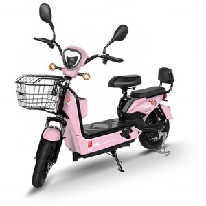 Scooter Eléctrico Económico de 14 Pulgadas, 48V 12A, Bicicleta Eléctrica de Dos Plazas para Adultos, 350W, Bicicleta Eléctrica de Largo Alcance - Product Image 2