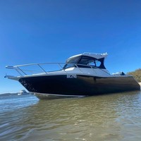 Bateau de pêche en aluminium certifié CE Sea King 7,5 m (25 pieds) Offshore Profisher Cabin Cruiser Yacht