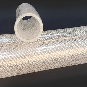 Manguera Trenzada Reforzada Transparente de 50 mm, Presión de Trabajo de 5 Bares, Tubo Flexible Redondo de Plástico para Uso Agrícola, ASCENT INDIA - Product Image 1