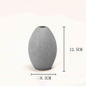 Joli vase à fleurs en céramique de dolomite émaillée pour la maison - Product Image 4
