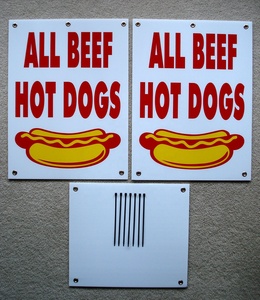 Coroplast corflute tùy chỉnh in ấn Ba Bên Một khung hiển thị đứng Đăng tấm bảng tam giác dấu hiệu - Product Image 5