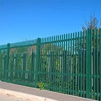 Valla de Hierro Forjado Galvanizado para Jardín y Patio, Diseño Anticorrosión de Acero Duradero