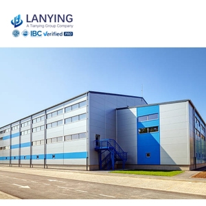 सस्ते औद्योगिक पूर्वनिर्मित स्टील फ्रेम संरचना निर्माण धातु भवन सामग्री गोदाम - Product Image 4