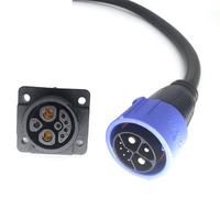 Connecteur de batterie de vélo électrique M25, 2, 3, 4, 5 broches, verrouillage rapide, ignifuge et étanche, prise de câble IP67