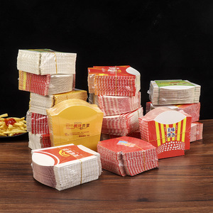 Boîtes d'emballage pour frites en carton alimentaire de petite taille en gros - Promotion jetable - Product Image 6