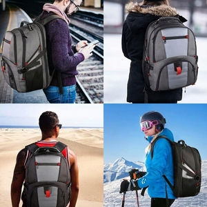 <span class=keywords><strong>Sac</strong></span> <span class=keywords><strong>à</strong></span> <span class=keywords><strong>dos</strong></span> de voyage extra large 50 L résistant <span class=keywords><strong>à</strong></span> l'eau, sacs <span class=keywords><strong>à</strong></span> <span class=keywords><strong>dos</strong></span> pour ordinateur portable pour hommes et femmes - Product Image 5