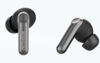 Écouteurs intra-auriculaires sans fil pour jeux vidéo, diaphragme en biocellulose de 11 mm, basses, réduction de bruit ANC+ENC, IPX4, écouteurs TWS rechargeables
