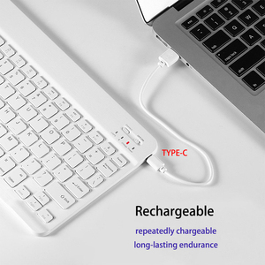 Không dây cho bluetooth mini sạc di động chuột và LED Backlit Bàn phím áp dụng cho điện thoại di động máy tính bảng Máy tính xách tay - Product Image 4