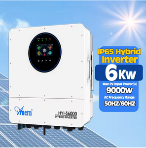Anern Stock UE 6kw Système solaire domestique Onduleurs solaires hybrides à phase divisée - Product Image 1