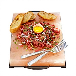 Meilleure Vente : Pierre à Cuire en Sel de l'Himalaya Raffiné, Qualité Supérieure, avec Support en Acier Inoxydable, Faible MOQ, Vente en Gros pour Usage en Cuisine - Product Image 1