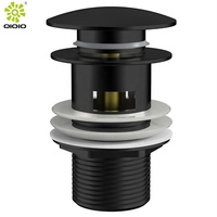 Bonde de lavabo G1" 1/4 avec siphon et trop-plein pour salle de bain