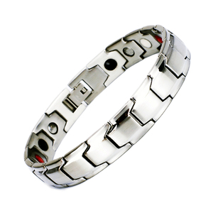 Idées de cadeaux tendance/mariage/anniversaire/fête, bracelet en acier inoxydable de haute qualité, bio-magnétique <span class=keywords><strong>2000</strong></span> <span class=keywords><strong>Gauss</strong></span>, 4 en 1 - Product Image 4