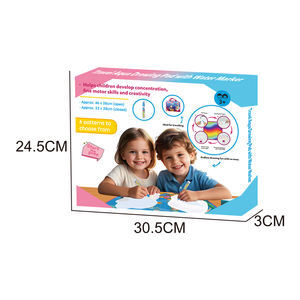 携帯型落書きドローイングパッド子供用クリエイティブ栽培ナギックドロートイ漫画アルファベットスタイル水キャンバス絵画ペン付き - Product Image 4