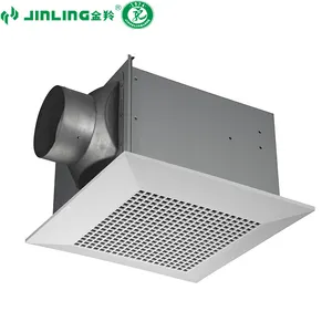 Semi metal super silent ceiling mounted centrifugal bathroom exhaust fan duct fan