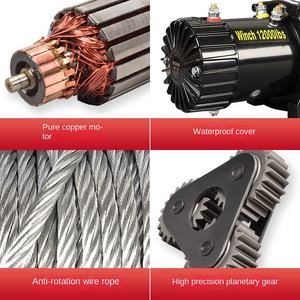 Winch 12V 20000lbs Winch 220V Winch for Sale - Product Image 3