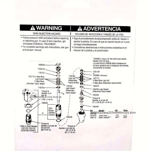 Kit de Reparación de Bomba de Pulverización de Pintura sin Aire de Acero Inoxidable 244194, a Prueba de Fugas, para Pulverizadores 390, 395, <span class=keywords><strong>490</strong></span>, 495, 595 <span class=keywords><strong>Ultra</strong></span> <span class=keywords><strong>Max</strong></span> II 3400 - Product Image 5