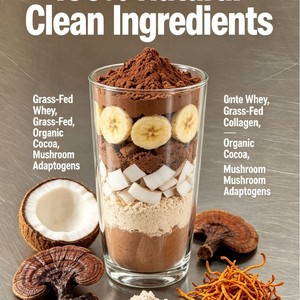 Batido de Proteína Vegano TODO EN UNO - Batido de Proteína de Suero de Leche 100% de Animales Alimentados con Pasto con Colágeno - Sin Gluten y Sin Azúcar Añadido - Product Image 5