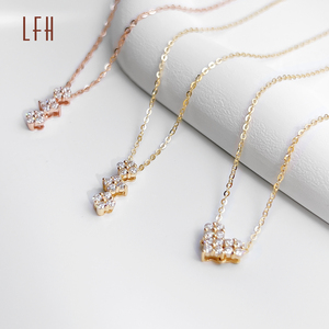 Collier pendentif cœur déformé pour femmes, cadeau de bijoux pour la Saint-Valentin, fête des mères, pendentif cœur en diamant CZ - Product Image 5
