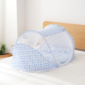 0-3歳赤ちゃん折りたたみ式蚊帳設置なし赤ちゃん蚊帳綿パッド綿枕スリーピースセット - Product Image 5