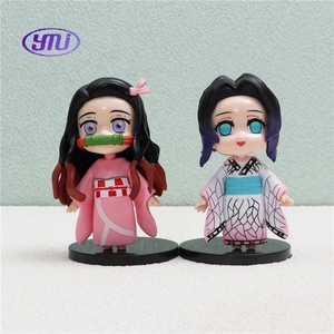 Figurines d'anime en PVC de haute qualité, 5 pièces, 10 cm, Kamado Nezuko, Kochou <span class=keywords><strong>Shinobu</strong></span>, pour machine de jeu Gashapon - Product Image 4